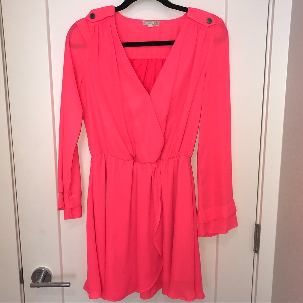 GB Fit and Flare Long Sleeve Dress